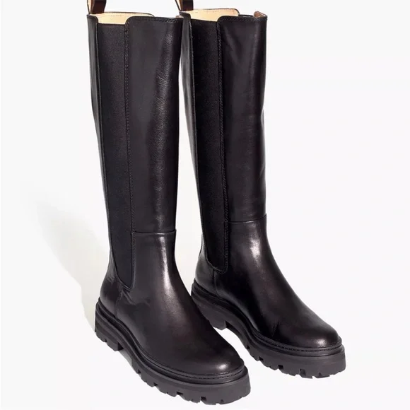 Madewell Poppy Tall Lugsole Boot - Extended Calf - Picture 1 of 5